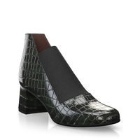 Low Top Stiefeletten mit Absatz 28932