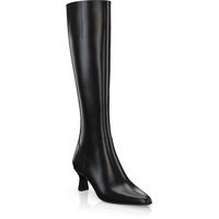 Mittelhohe Stiefel mit Spitze 26866