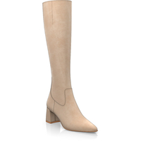 Mittelhohe Stiefel mit Spitze 27830