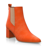 Mittelhohe Stiefeletten mit Spitze 27263