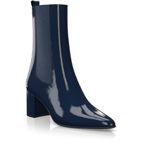 Mittelhohe Stiefeletten mit Spitze 27620