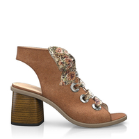 Peeptoe-Sandalen 15124