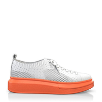 Plateau Sneakers mit Netzgewebe 16332