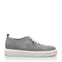 Plateau Sneakers mit Netzgewebe 18070