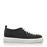 Plateau Sneakers mit Netzgewebe 18079