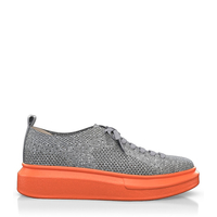 Plateau Sneakers mit Netzgewebe 18208