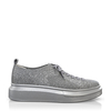 Plateau Sneakers mit Netzgewebe 9496