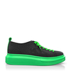 Plateau Sneakers mit Netzgewebe 9505