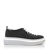 Plateau Sneakers mit Netzgewebe 9508