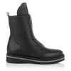 Plateau Zipper-Stiefelette Michela Schwarz
