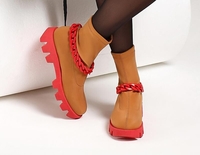 Platform Sock-Stiefeletten 26434