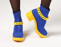 Platform Sock-Stiefeletten 26446