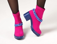 Platform Sock-Stiefeletten 26449