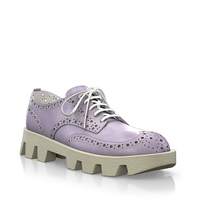 Plattform Schuhe mit bunter Sohle 16542