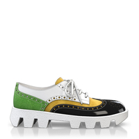 Plattform Schuhe mit bunter Sohle 16557