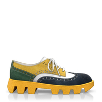 Plattform Schuhe mit bunter Sohle 16560