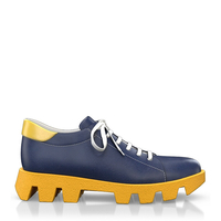 Plattform Schuhe mit bunter Sohle 16566