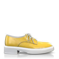Plattform Schuhe mit bunter Sohle 16911