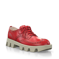 Plattform Schuhe mit bunter Sohle 17134