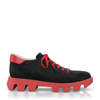 Plattform Schuhe mit bunter Sohle 17389