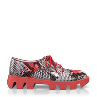 Plattform Schuhe mit bunter Sohle 17477