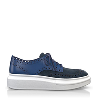 Plattform Schuhe mit bunter Sohle 18661