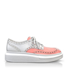 Plattform Schuhe mit bunter Sohle 18664
