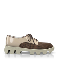 Plattform Schuhe mit bunter Sohle 18679