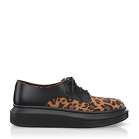 Plattform Schuhe mit bunter Sohle 18682