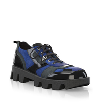Plattform Schuhe mit bunter Sohle 22129