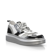 Plattform Schuhe mit bunter Sohle 22132