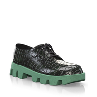 Plattform Schuhe mit bunter Sohle 23768