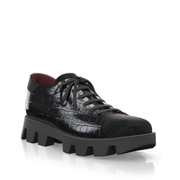 Plattform Schuhe mit bunter Sohle 23777