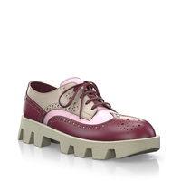Plattform Schuhe mit bunter Sohle 23783