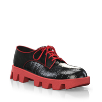 Plattform Schuhe mit bunter Sohle 23804