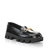 Plattform Schuhe mit bunter Sohle 23951