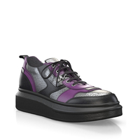Plattform Schuhe mit bunter Sohle 24884