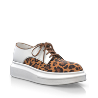 Plattform Schuhe mit bunter Sohle 25190