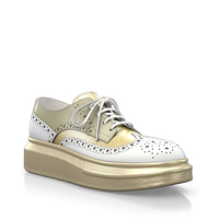 Plattform Schuhe mit bunter Sohle 25220