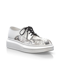 Plattform Schuhe mit bunter Sohle 25226