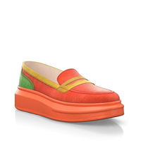 Plattform Schuhe mit bunter Sohle 25229