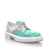 Plattform Schuhe mit bunter Sohle 25238