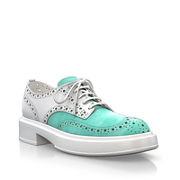 Plattform Schuhe mit bunter Sohle 25238