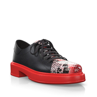 Plattform Schuhe mit bunter Sohle 25259
