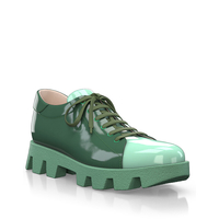 Plattform Schuhe mit bunter Sohle 25262