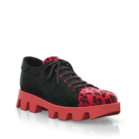 Plattform Schuhe mit bunter Sohle 25271