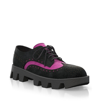 Plattform Schuhe mit bunter Sohle 25274