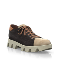 Plattform Schuhe mit bunter Sohle 25277