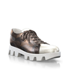 Plattform Schuhe mit bunter Sohle 25280