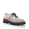 Plattform Schuhe mit bunter Sohle 25355